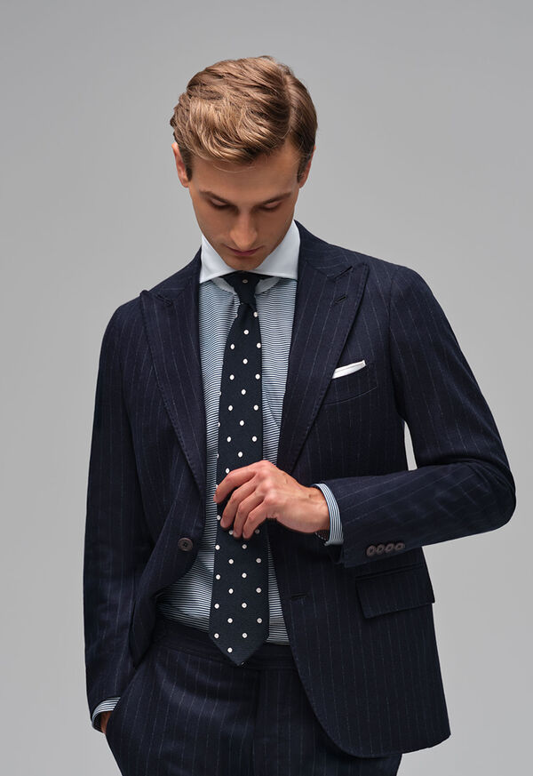 Paul Stuart Micro Horizontal Stripe Dress Shirt, image 5