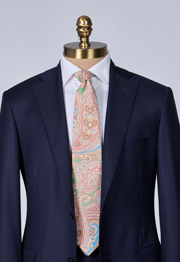 Paul Stuart Silk Paisley Tie, image 3