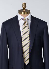 Paul Stuart Woven Silk Regimental Stripe Tie, thumbnail 2