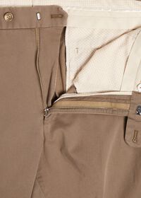 Paul Stuart Khaki Cotton Stretch Pant, thumbnail 2