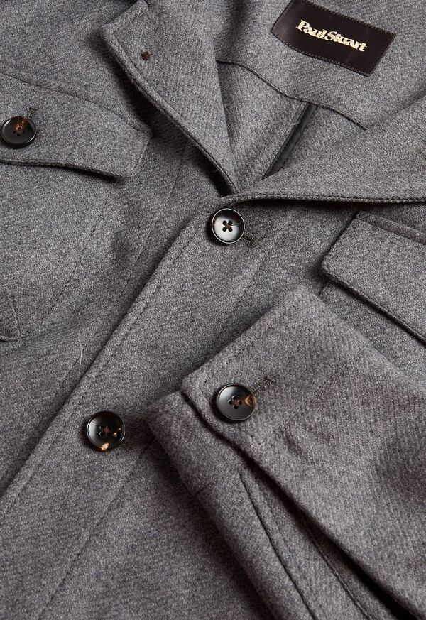 Paul Stuart Wool and Cashmere Shirt Jacket, image 2