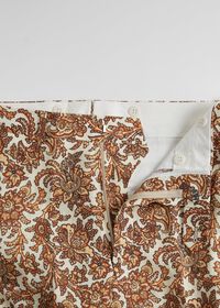 Paul Stuart Printed Paisley Linen Dress Trouser, thumbnail 2