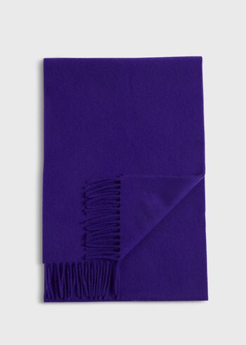 Paul Stuart Cashmere Scarf with Man on the Fence Logo