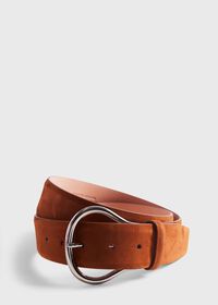 Paul Stuart Horseshoe Suede Belt, thumbnail 1