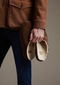 Paul Stuart Hampton II Shearling Clog, thumbnail 3