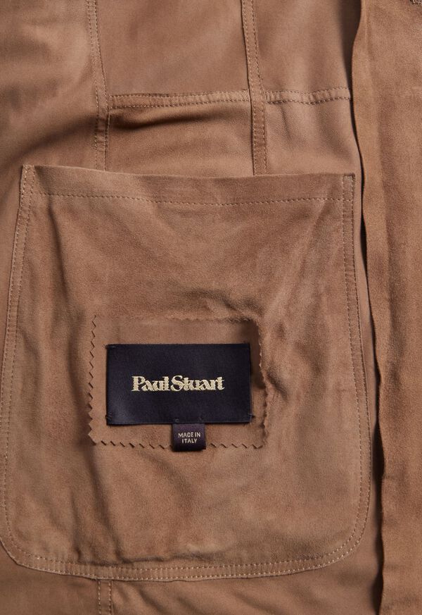 Paul Stuart Stand Collar Suede Jacket, image 3