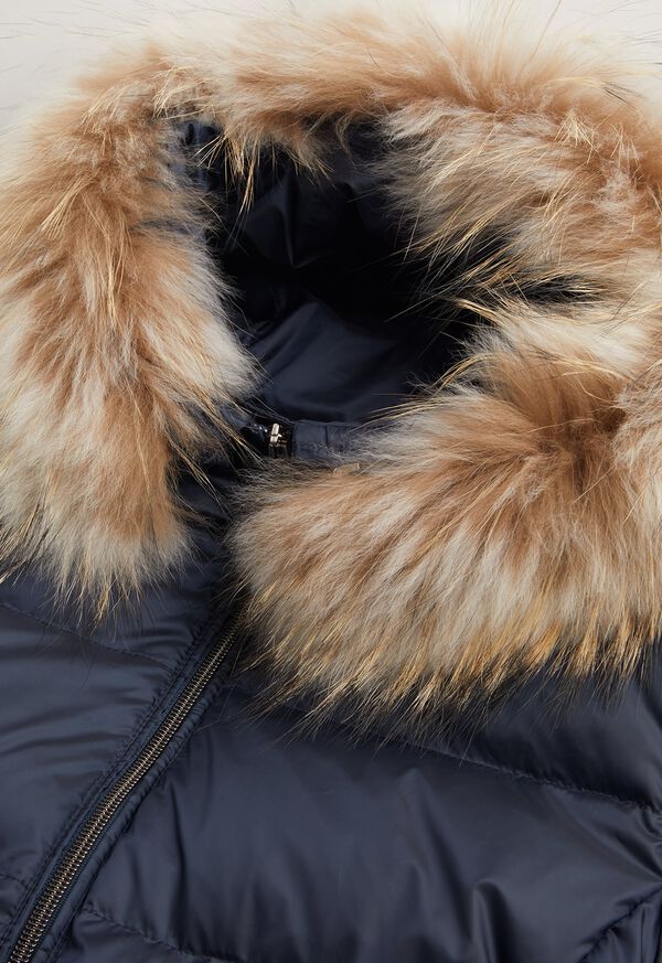 Paul Stuart Puffer Coat with Hood & Fur Trim, image 3