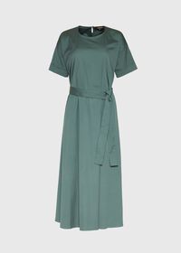 Paul Stuart Belted Cotton Poplin Dress, thumbnail 1