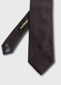 Paul Stuart Micro Jacquard Solid Tie, thumbnail 1