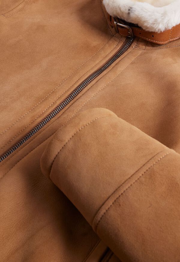Paul Stuart Shearling Aviator Jacket, image 4