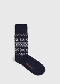 Paul Stuart Snowflake Motif Sock, thumbnail 1