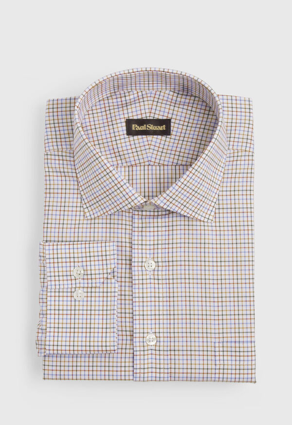 Paul Stuart Cotton Mini Graph Check Dress Shirt, image 1