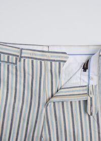 Paul Stuart Blue & Navy Stripe Cotton Pant, thumbnail 5