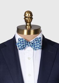 Paul Stuart Silk Twill Tossed Paisley Bow TIe, thumbnail 2
