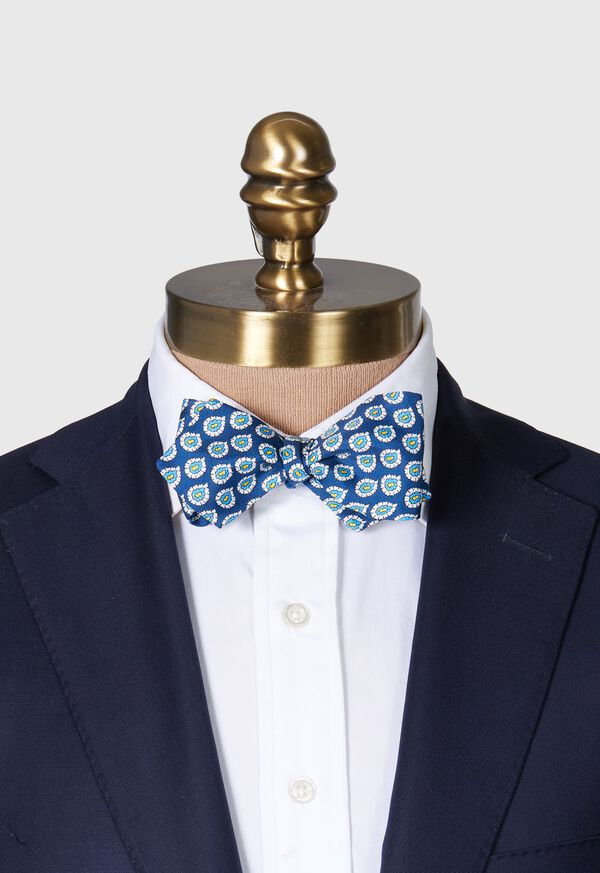 Paul Stuart Silk Twill Tossed Paisley Bow TIe, image 2