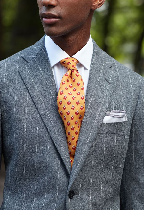 Paul Stuart Broadcloth Cotton Dress Shirt with French Cuff, image 3