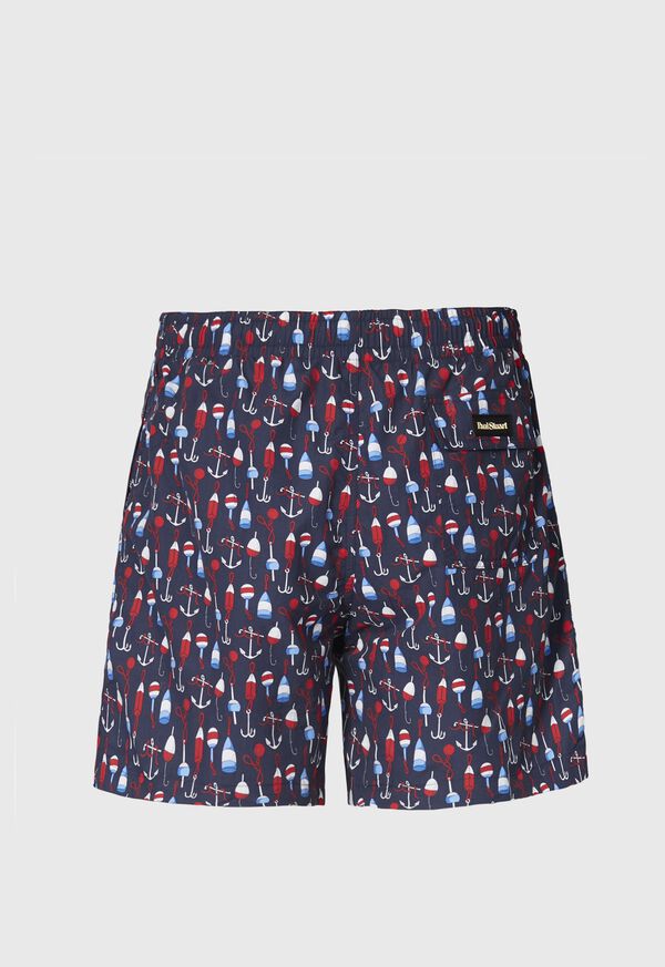 Paul Stuart Hook & Bobber Print Swim Trunk, image 2