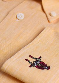 Paul Stuart Linen Logo Sport Shirt, thumbnail 3