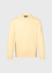 Paul Stuart Egyptian Cotton Long Sleeve Polo, thumbnail 1