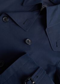 Paul Stuart Double Breasted Cotton Trench Coat, thumbnail 5