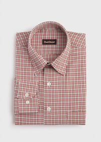 Paul Stuart Mini Houndstooth Flannel Sport Shirt, thumbnail 1
