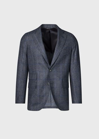 Paul Stuart Wool Deco Windowpane Suit