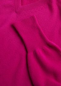 Paul Stuart Classic Cashmere Double Ply V-Neck Sweater, thumbnail 2