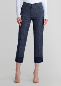 Paul Stuart Denim Pant with Cuff Detail, thumbnail 1