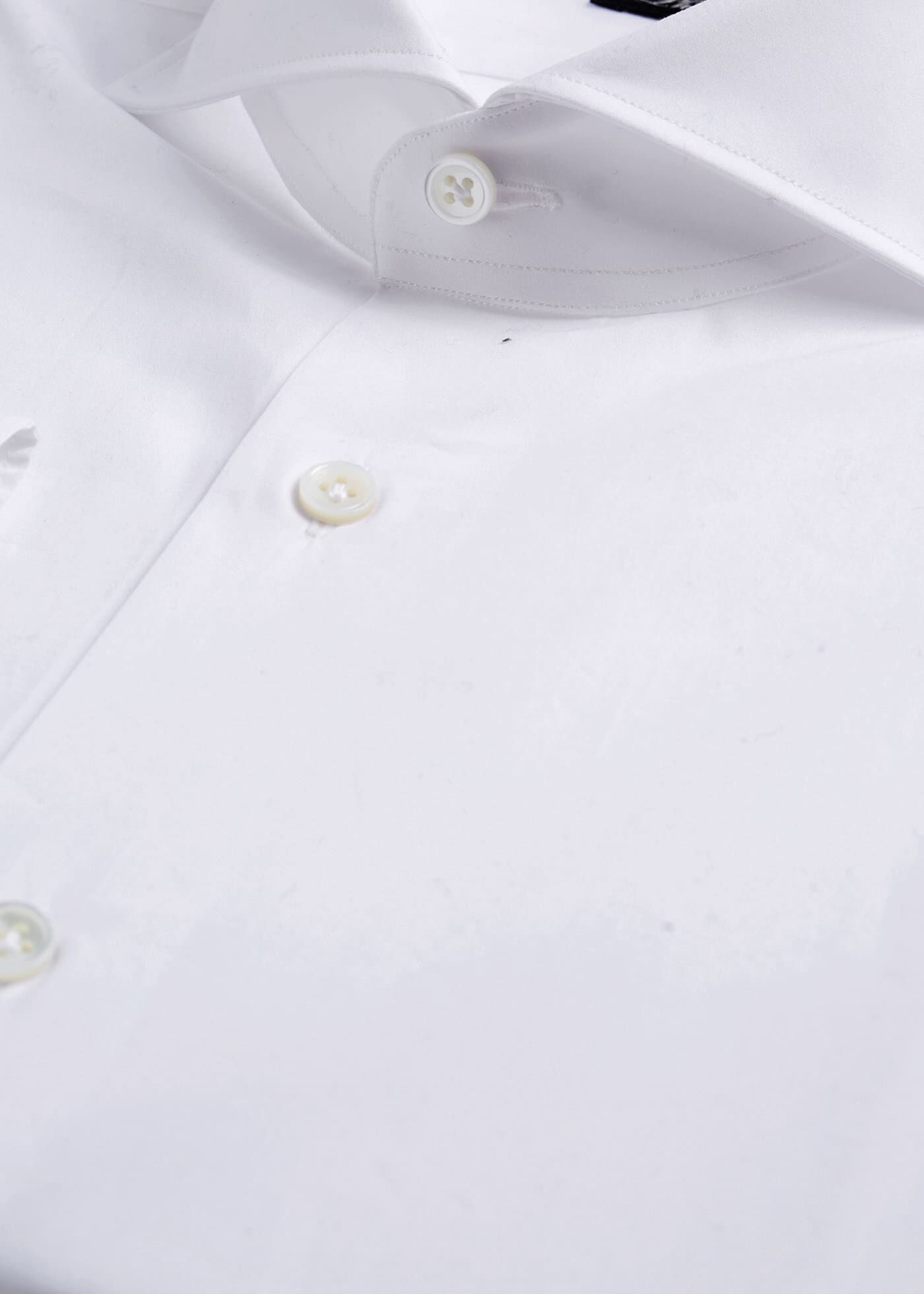White wide collar shirt new arrivals