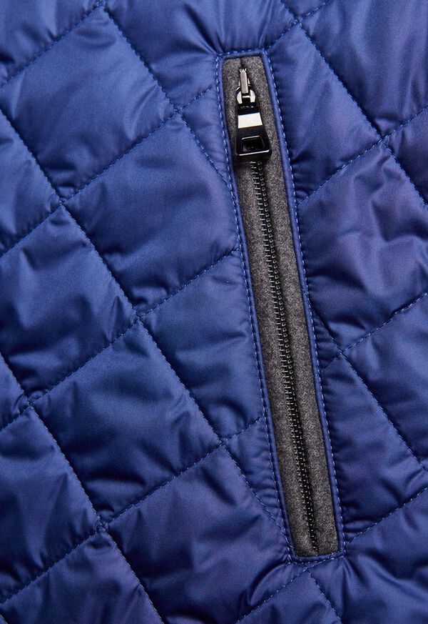 Paul Stuart Nylon Quilted Vest with Piping, image 21