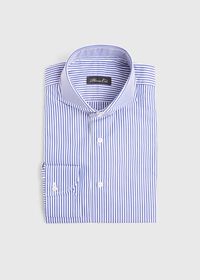 Paul Stuart Blue Stripe Dress Shirt, thumbnail 1