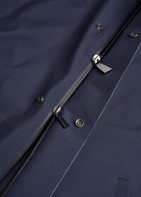 Paul Stuart Navy Hooded Waterproof Jacket, thumbnail 3