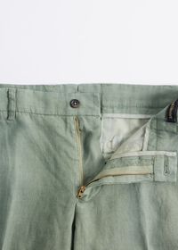 Paul Stuart Garment Washed Linen Pant, thumbnail 3