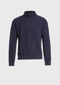 Paul Stuart Rice Stitch Quarter Zip Sweater, thumbnail 1