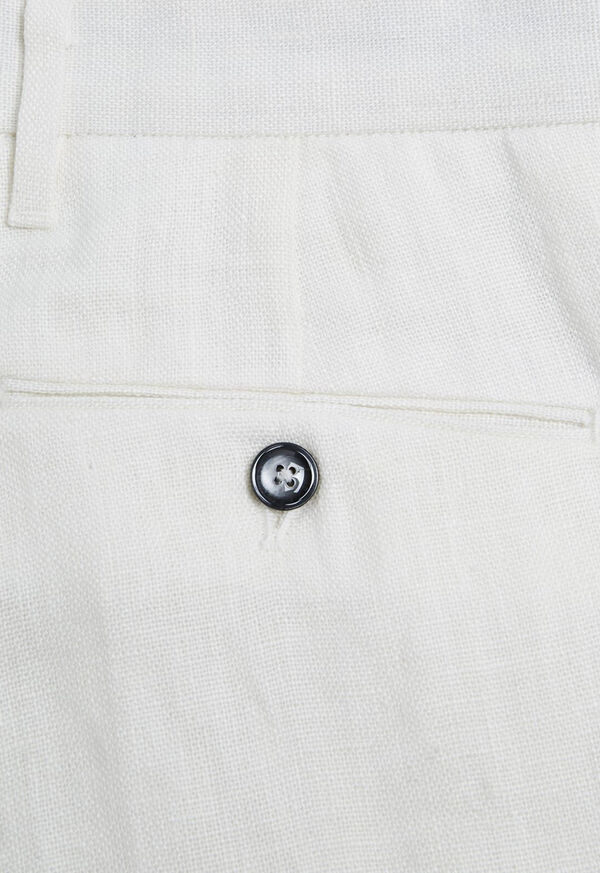 Paul Stuart White Linen Pant, image 3