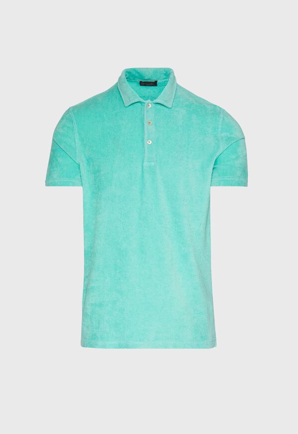 Paul Stuart Terry Cloth Polo Shirt, image 1