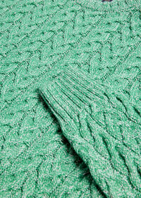 Paul Stuart Cotton Cable Crewneck Sweater, thumbnail 2
