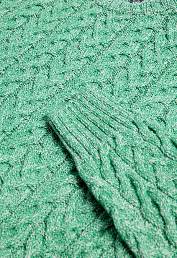 Paul Stuart Cotton Cable Crewneck Sweater, image 2