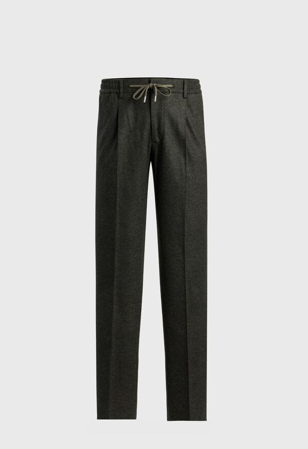 Paul Stuart Wool&nbsp;Flannel Drawstring Pant, image 1