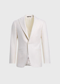 Paul Stuart White Hopsack Dinner Jacket, thumbnail 1