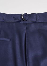 Paul Stuart Solid Navy Double Breasted Suit, thumbnail 7