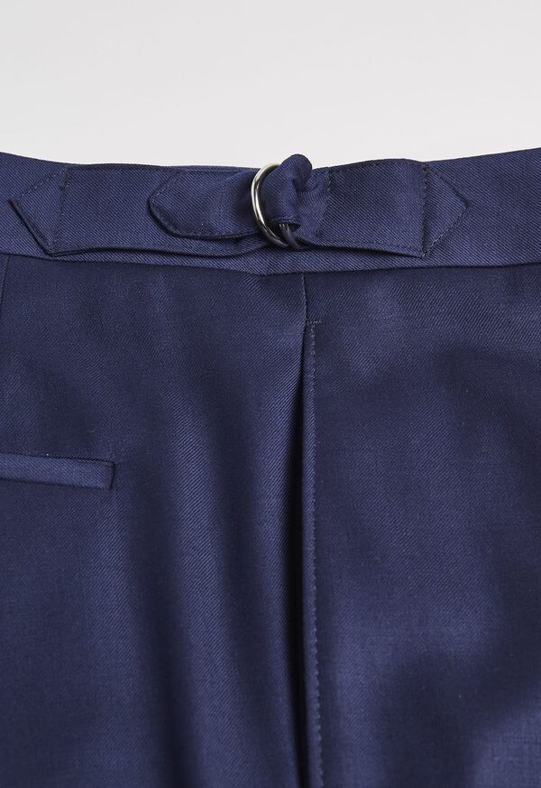 Paul Stuart Solid Navy Double Breasted Suit, image 7