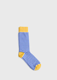 Paul Stuart Cotton Stripe Sock, thumbnail 1