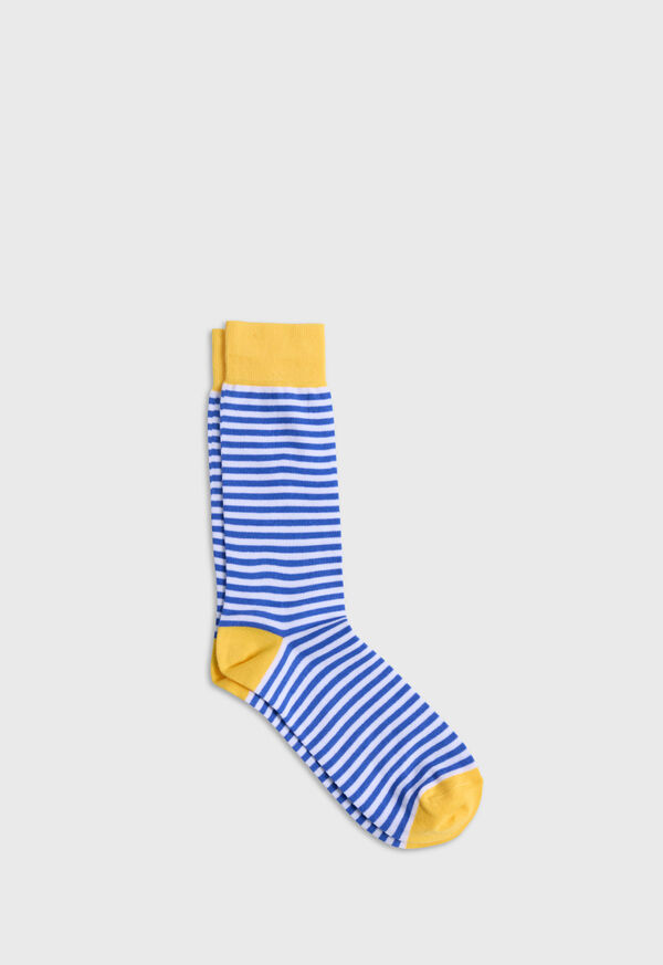 Paul Stuart Cotton Stripe Sock, image 1