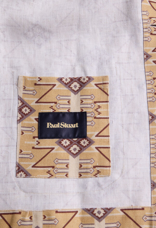 Paul Stuart Printed Linen Shirt Jacket, image 3