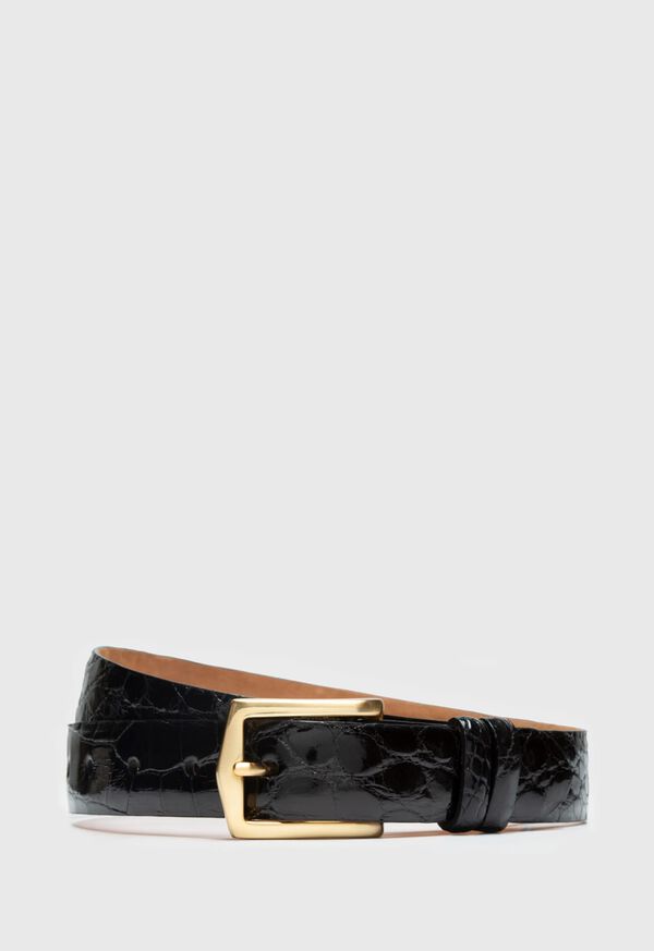 Paul Stuart Glazed Alligator Belt, image 1