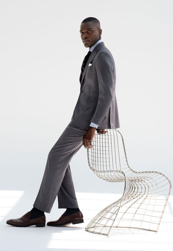 Paul Stuart Lightweight Wool Flannel Suit, image 2