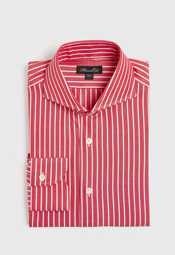 Oxford Wide Stripe Dress Shirt