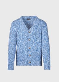 Paul Stuart Marled Button Front Cardigan, thumbnail 1