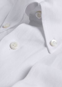 Paul Stuart Linen Logo Sport Shirt, thumbnail 2